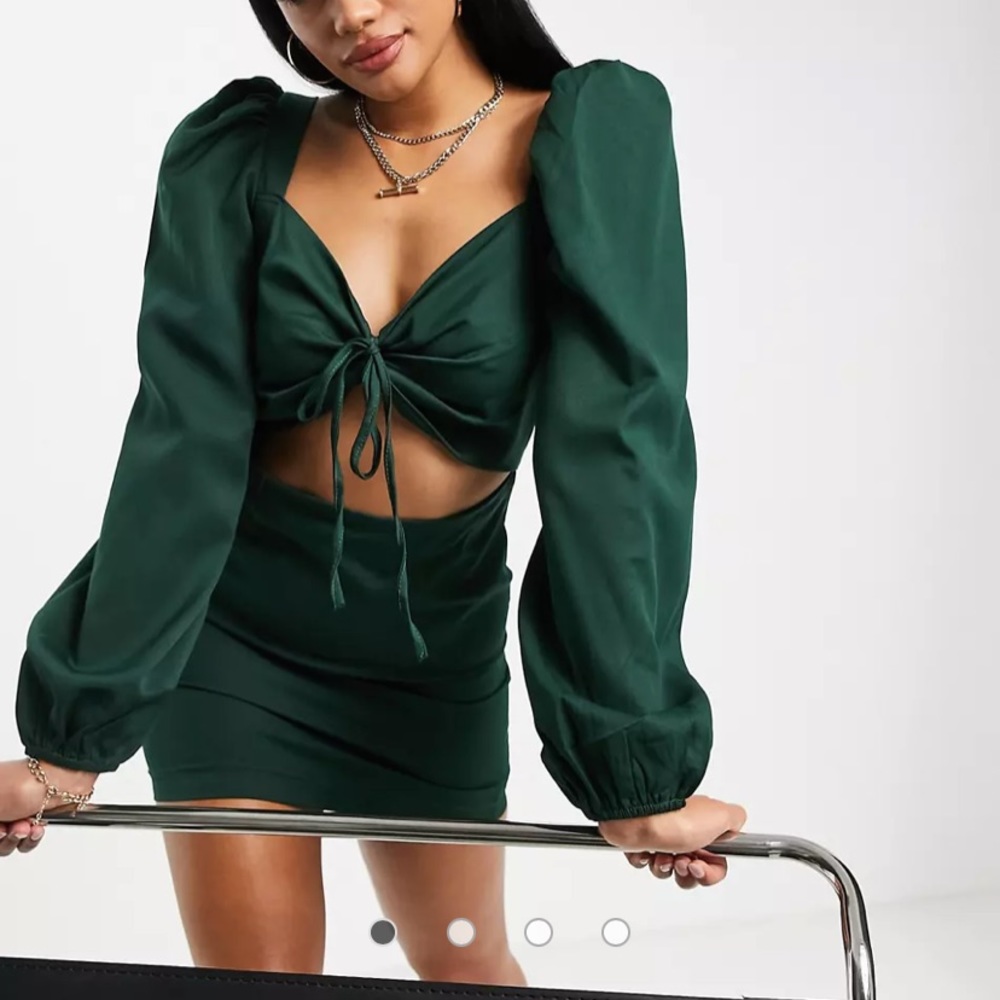 ASOS - Green mini dress